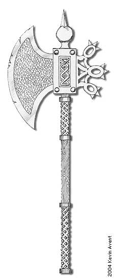  Weapon ::: Ornate Dwarven Battle Axe 