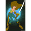  Character ::: Female Elf Warrior (color) 